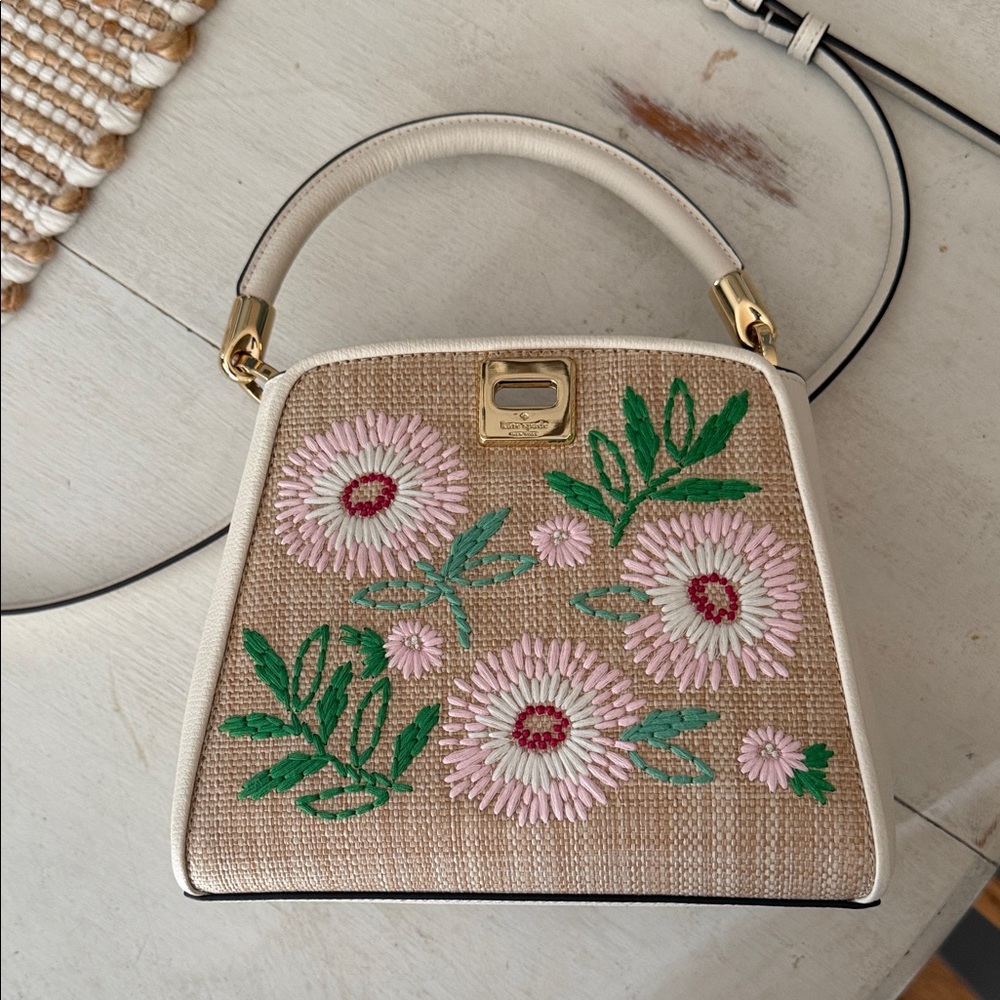 Kate spade floral crossbody